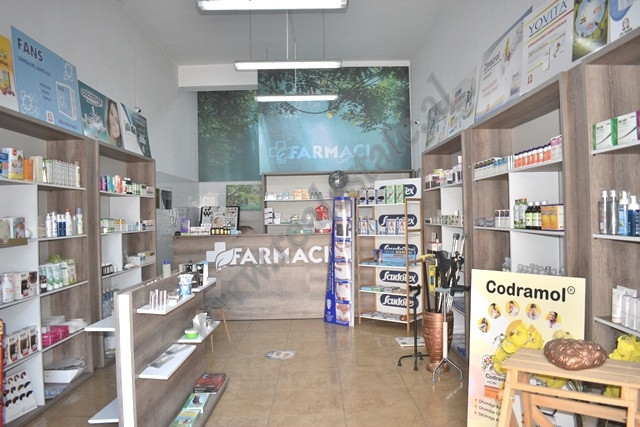 Pharmacy store for rent and business for sale near Hygeia Hospital in Tirana